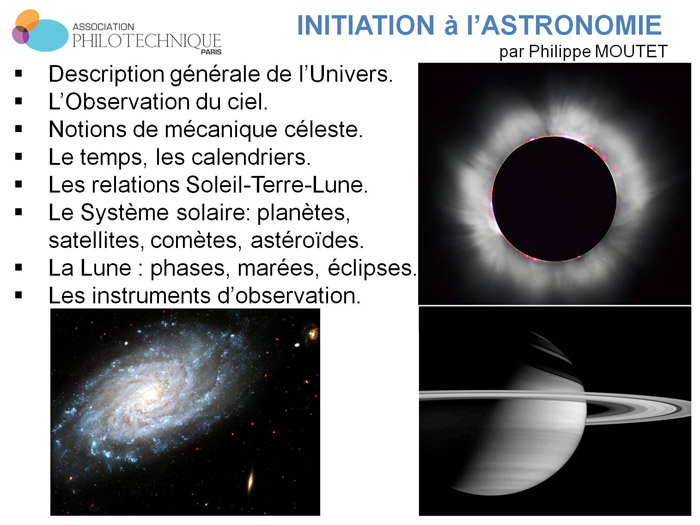 Initiation astronomie niveau 1